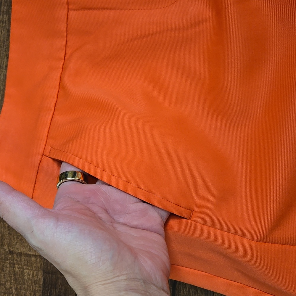 IZOD Orange Golf Skort Size 4 Sporty Classic Activewear Essential Athleisure - Picture 2 of 8